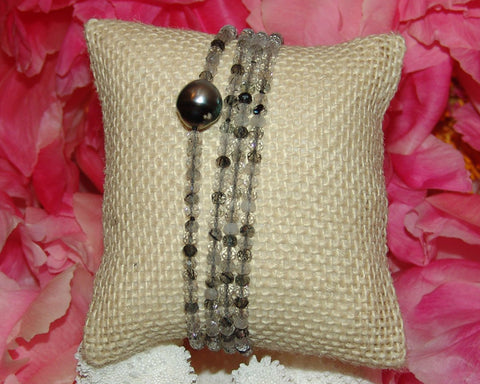 South Sea Pearl Necklace/Wrap Bracelet