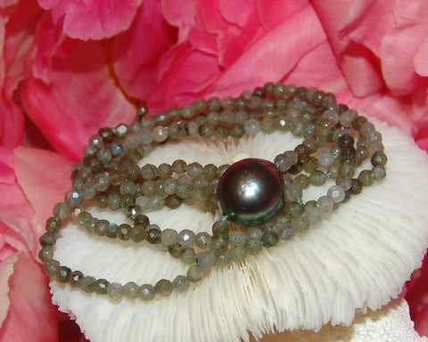 South Sea Pearl Necklace/Wrap Bracelet