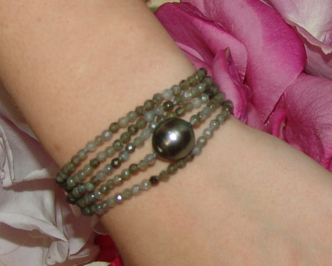 South Sea Pearl Necklace/Wrap Bracelet