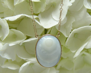 Oval Opal Necklace