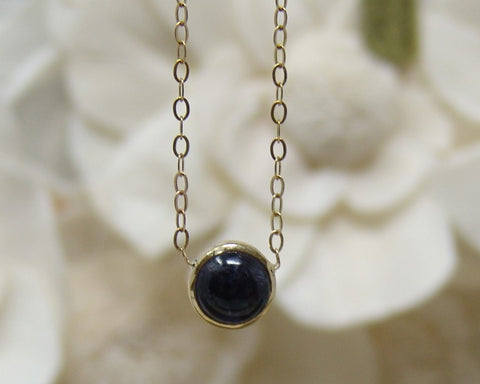 Tiny Iolite Necklace