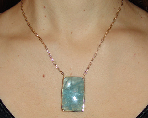 Aquamarine Necklace