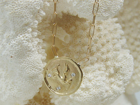 Capricorn (Sea Goat) Astrology Necklace