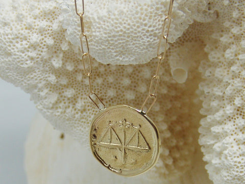 Libra (Scales) Astrology Necklace