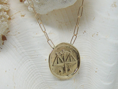 Libra (Scales) Astrology Necklace