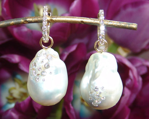 Large Baroque White Pearls