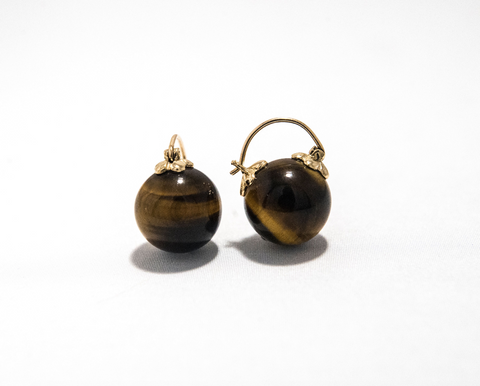 Tigers Eye Earring