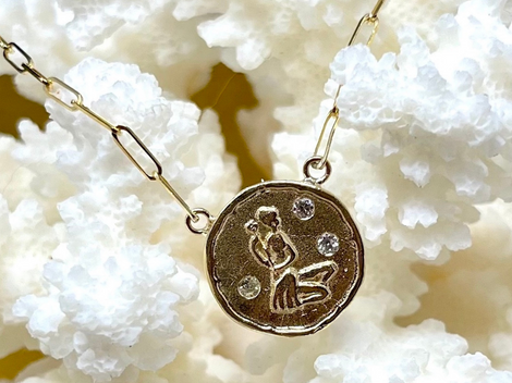 Virgo Astrology Necklace